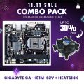 Gigabyte H81 Desktop Gaming motherboard and Heatsink Processor Colling Fan. 