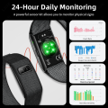 LIGE New Men's Digital Smart Watch With 24-Hour Heart Rate Monitor AI Health Tracker Incoming Call Notifications Smart Bracelet.