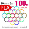 Brilliant Color Filament  For 3d Pen Diameter 1.75mm ABS / PLA/ PCL Filament, No Smell Safety Plastic 3d Print Pen Filament. 