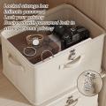 Lockable Storage Box, Odor Proof Stackable Container With Handle, Washable Shelf Baskets For Blanket Clothing Toys Home Organiza.