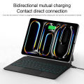 HUWEI Pogo Pin Magic Keyboard for IPad Pro M5 11 13 Inch 12.9 M2 M3 2025 Smart Case Keyboard Cover for iPad Air 7 M3 11 13"Funda.