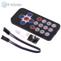 1LOT Infrared IR Wireless Remote Control Module Kits DIY Kit HX1838 For Arduino Raspberry Pi. 