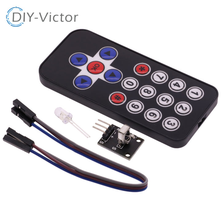 1LOT Infrared IR Wireless Remote Control Module Kits DIY Kit HX1838 For Arduino Raspberry Pi