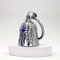 1pc Motorcycle Lucky Bell Stainless Steel Retro Punk Motorcycle Angel Wings Retro Viking Punk Motorcycle Pendant Riding parts. 
