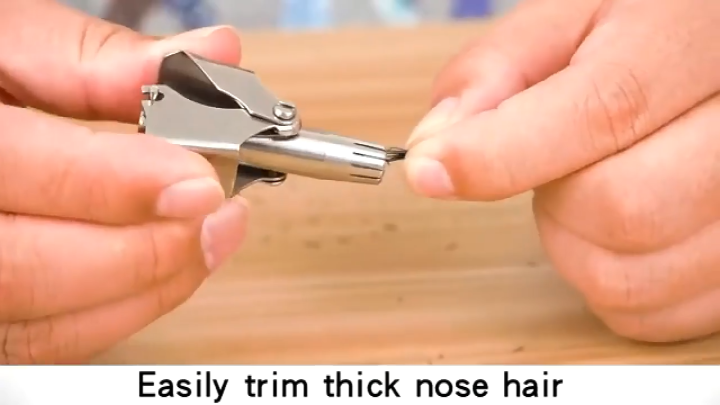 Mini Portable Nose Hair Removal Tool Waterproof Stainless Steel Man Manual Nose Hair Trimmer for Nose Ear Moustache and Whiskers Hair