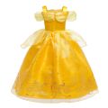 2026 Kid England Style Belle Deluxe Princess Costume Carnival Apparel Birthday Party Carnival Beauty and Beast Cosplay Dress. 