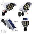 Solar monitoring lamp / dummy cctv camera / motion sensor solar charging light. 