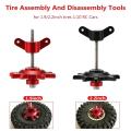 1.9 2.2 Wheels Beadlock Wheel Rims Hub Assemble Remove Tools for 1/10 Crawler Car Traxxas TRX4 TRX6 Axial SCX10 TF2 Capra Parts. 