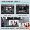 Wireless CarPlay Interface For Volkswagen Touareg RNS850 2010-2018 with Android Auto Voice Control Mirror Link camera.