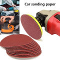 10PCS Special Sandpaper Disk 60-1000Grit For Round Polishing Grinding Red Brown Sandpapers Set Abrasive Tools Accessories set.