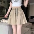Ice Silk Yamamoto Wide Leg Extra Big Shorts Women's Summer 2026 Thin Skirt Yoga Hot Pants Pocket Lace Up Short Pants Plus Size. 
