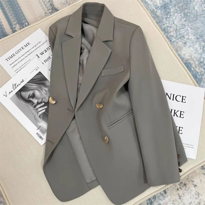 2025%20Spring%20and%20Autumn%20New%20Korean%20fashion%20British%20Style%20Solid%20Blazer%20Women%20Clothing%20French%20Texture%20Fashion%20Small%20Suit%20Coat%20Women%20-%20Image%202