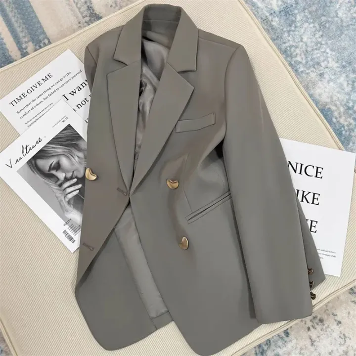 2025%20Spring%20and%20Autumn%20New%20Korean%20fashion%20British%20Style%20Solid%20Blazer%20Women%20Clothing%20French%20Texture%20Fashion%20Small%20Suit%20Coat%20Women%20-%20Image%202