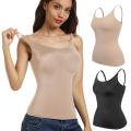 Women Tummy Control Shapewear Smooth Body Shaping Camisole Tank Tops Plus Size Slimming Underwear Seamless Compression Shaper. 