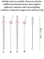 1/3/5pcs Reusable Heart & Butterfly Glass Straws, Valentine's Day Party Favors, Perfect for Cocktails, School Use,  Ideas. 