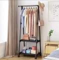 Multifunction Clothes Triangle Coat Rack Removable Bedroom Rack With Wheels. 