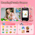 Kids Smart Phone Camera Toys Touchscreen Learning Toy for 3-12 Year Old Boys Girls Phone MP3 Player Christmas Birthday Gifts. 