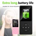 Portable MP3 Player Rechargeable Record Noise Conduction Media Lossless Pocket Sport Music Play with Micrphone Walkman Machine.