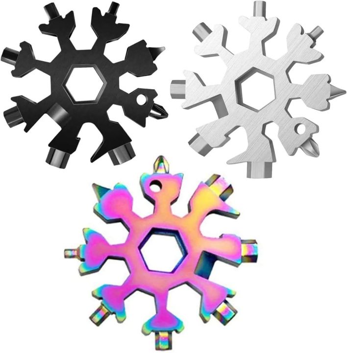 Snow flake 18 in 1 mini wrench tool