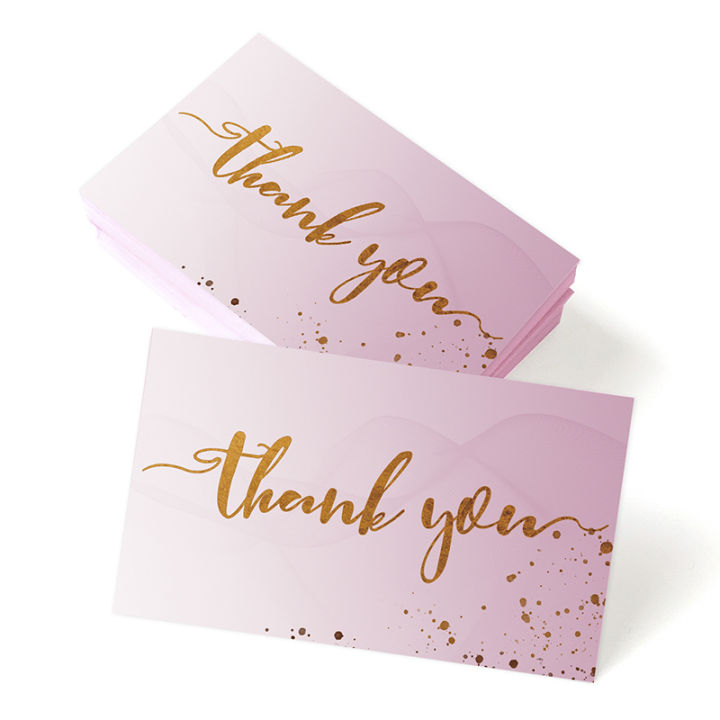 T MARIE 50 Extra Large 4x6 Thank You Cards Small Business Supplies For Boutique Shops - View #10