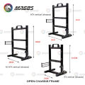 Aluminum Fully Open Case Frame Support ITX / MATX /ATX Motherboard,Vertical Computer Housing PC Water Cooling Gamer DIY Cabinet. 