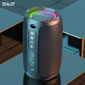 ZEALOT-S49 10W Portable Bluetooth Speaker Stereo Sound IPX7 Waterproof Wireless Bluetooth 5.2 Excellent Bass Performance. 