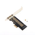 M.2 NVME SSD  to PCIe 4.0 Adapter Card 64Gbps M-Key PCIe4.0 X1 X4 For Desktop PC PCI-E GEN4 Full Speed. 