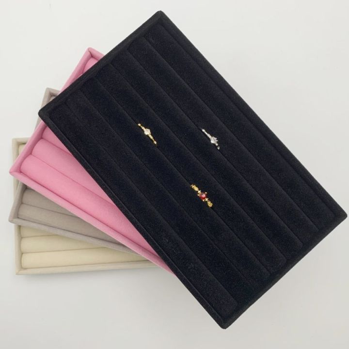 Velvet%20Jewelry%20Display%20Stackable%20Exquisite%20Jewellery%20Holder%20Portable%20Ring%20Earrings%20Necklace%20Organizer%20Box%20Organizer%20-%20Image%204