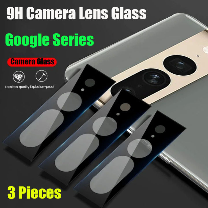 3PCS Camera Lens Protector for Google Pixel 8 Pro 7 6 Pro Case Friendly