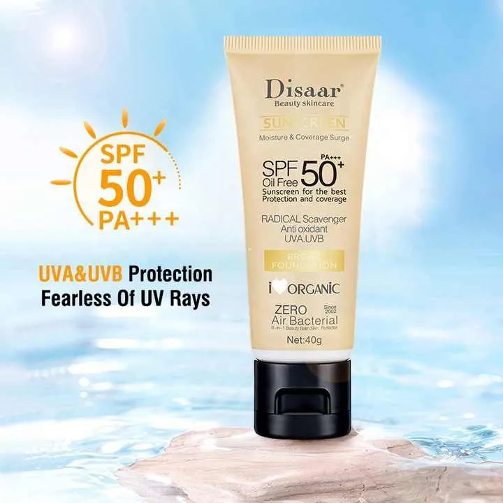 Disaar%20SPF%2050%20Foundation%20Moisturizer%20Natural%20Sunscreen%20Cream%2040g%20-%20Image%203
