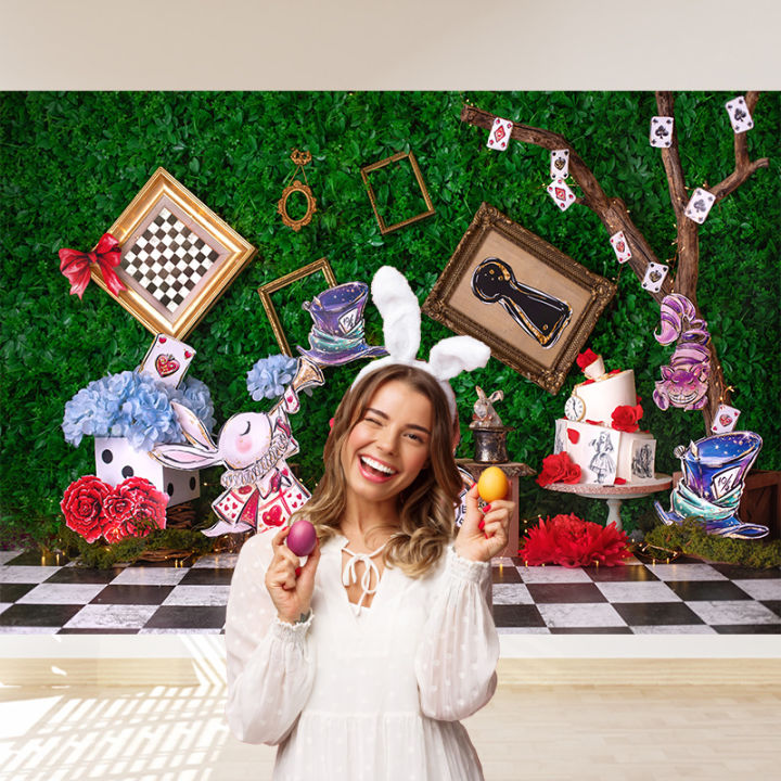 Alice%20In%20Wonderland%20Birthday%20Party%20Decor%20Backdrop%20Baby%201st%20Birthday%20Baby%20Shower%20Cake%20Smash%20%20Portrait%20Photography%20Backgrounds%20-%20Image%203