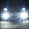 2PCS LED Fog Light H1 LED H3 LED 4014 Chips 45SMD Lamps Bulb Lens 12V Car Bulb Lamps Super Bright Driving DRL Auto Lamp.
