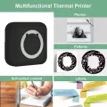 Portable Mini Thermal Printer Wirelessly BT 203dpi Photo Label Memo Wrong Question Printing With USB Cable Imprimante Portable. 