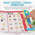 English Finger Reading Children's Voice Book Smart Learning Toys E-book Early Education Smart Scrabble Letters Abc. 