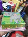 Wooden Puzzle Cartoon 9 Blocks Six-sided Drawing 3D Puzzle A Variety of Cartoon Patterns Six Pictures.