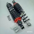 Threaded shock absorber, 250 mm long, with sticky-resistant charcoal adjustable. 