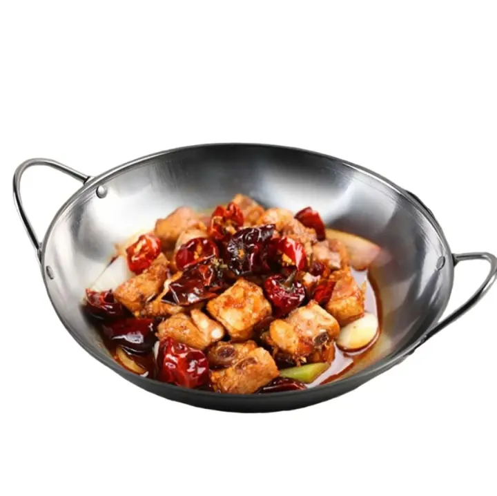 Stainless steel Double ear cooking pot