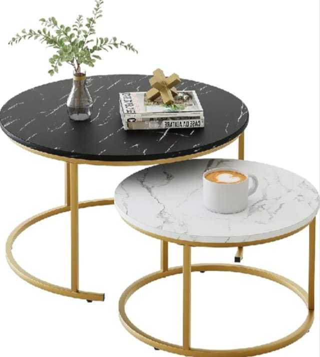 Center table for drawing room Coffee Table Cocktail Tables With iron Base and Wooden Top customization