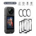 Tempered Glass Film For Insta360 X4 X5 Screen Protector Anti-Scratch Lens Guard Cap Protective Kit 360°Video Camera Accessores. 