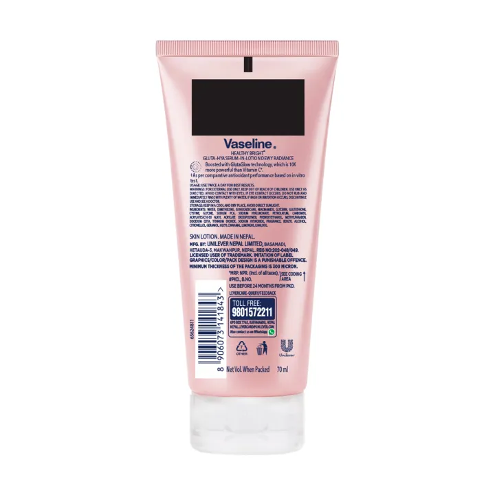 Vaseline%20Gluta-Hya%20Dewy%20Radiance%20Serum-In-Lotion%20Non%20Sticky%2070ml%20-%20Image%202