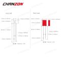 100Pcs 2x5x7 mm Square LED Diode White Red Green Blue Yellow Orange 2x5x7mm Rectangular Clear Diffused DIY Lights Emitting Lamp.