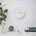 IKEA TROMMA Wall clock, low-voltage/white, 9 ¾ ". 