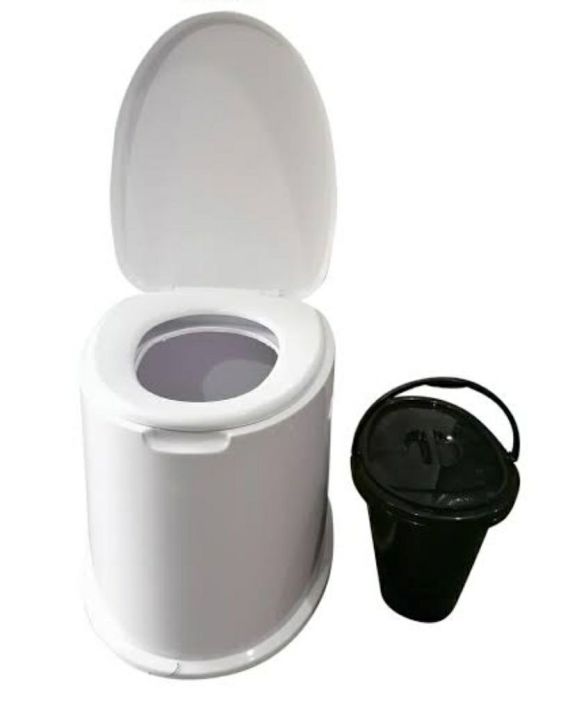 Medicated High Commode - White