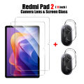 2pcs 9h Tempered Glass Screen Protector For Xiaomi Redmi Pad 2 11 inch 2025 Protective Film Accessories. 