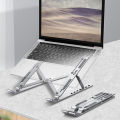 Metal Portable Foldable Laptop Stand Adjustable Notebook Holder Aluminum Support For Macbook Pro Air Computer Tablet Base Desk. 