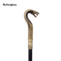Bronze Luxury Snake Handle Fashion Walking Stick for Party Decorative Walking Cane Elegant Crosier Knob Walking Stick 93cm. 