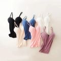 Padded Bra Shirt Women Tops padded Camisole breathable tank tops for women. 