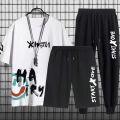 The latest three piece set for the summer of 2024, casual, fashionable, and sporty.