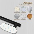 Wall Mount Toilet Towel Paper Holder Adhesive Black Silver Kitchen Roll Paper Stand Hanging Napkin Rack Bathroom Accessories WC.