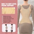 MiiOW U-shaped Waist Trainer Corset Women Shaper Waist Trainer Steel Bone Abdomen Beautiful Back Belt Women's Tank Top Shapewear.
